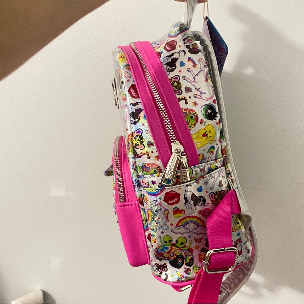 Loungefly lisa frank holographic backpack - Picture 4 of 6